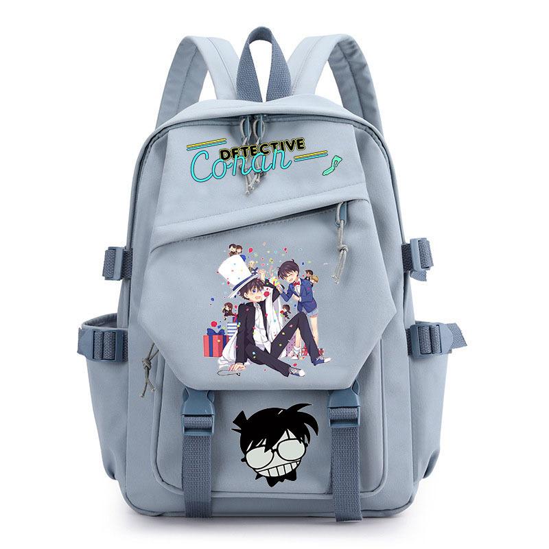 Anime Conan schoolbag children's backpack primary school bag male and female junior high school students college students campus backpack