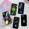 RA4 Astronaut Space Moon Alien Case for Samsung A11 A12 A13 A15 A52S A53 A55 A56 A70 A71 A72 A73 F06 F16 F56 S10 Plus S10e