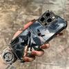 Aircraft Helicopter Formation Plating Phone Case For Iphone 16 17 Pro Max Air 16E 14 15 Plus 12 13 Mini Anti-Fall Airabag Cover