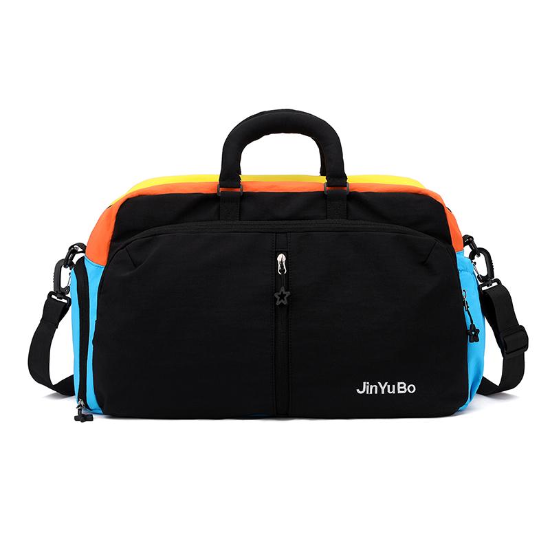 Travel Bag Women's Large Capacity Storage Bag Color Contrast Gym Bag