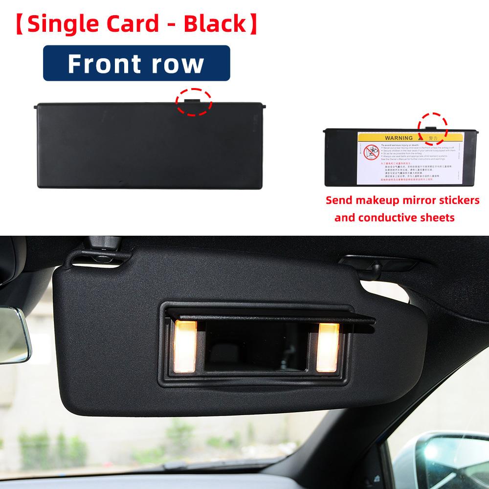 

Black/Gray/Beige Sun Visor Vanity Mirror Lamp Cover Car Interior Parts Replacement For Volvo S60 V40 V60 31377715 чёрный