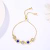 Korean Style Zircon Flower Bracelet for Women - Trendy, Simple, Personalized Design