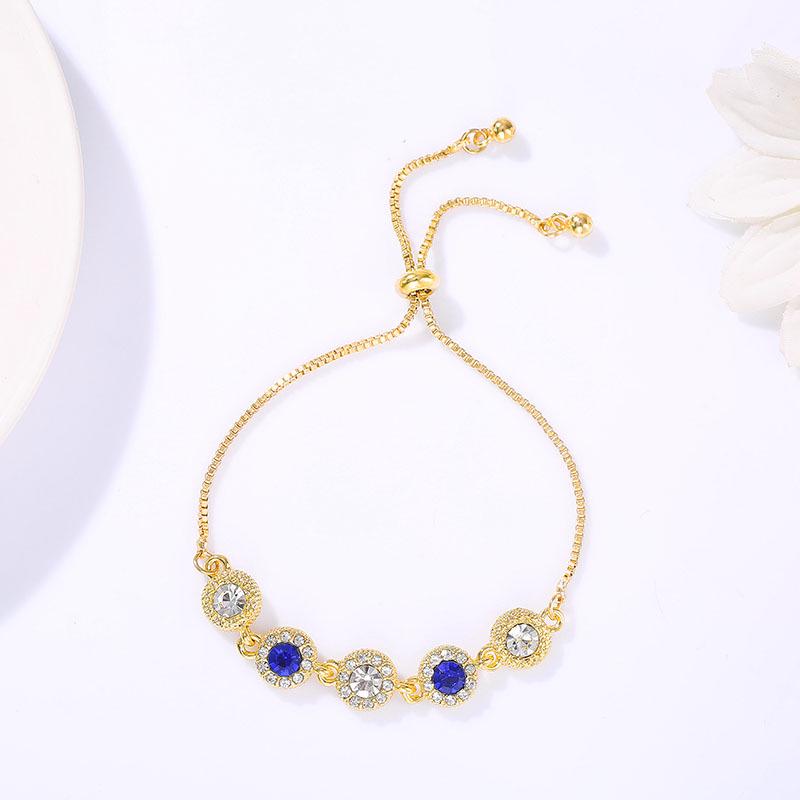 Korean Style Zircon Flower Bracelet for Women - Trendy, Simple, Personalized Design