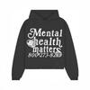 Vintage Hip Hop Punk Street Print M Hoodie Top Sweater