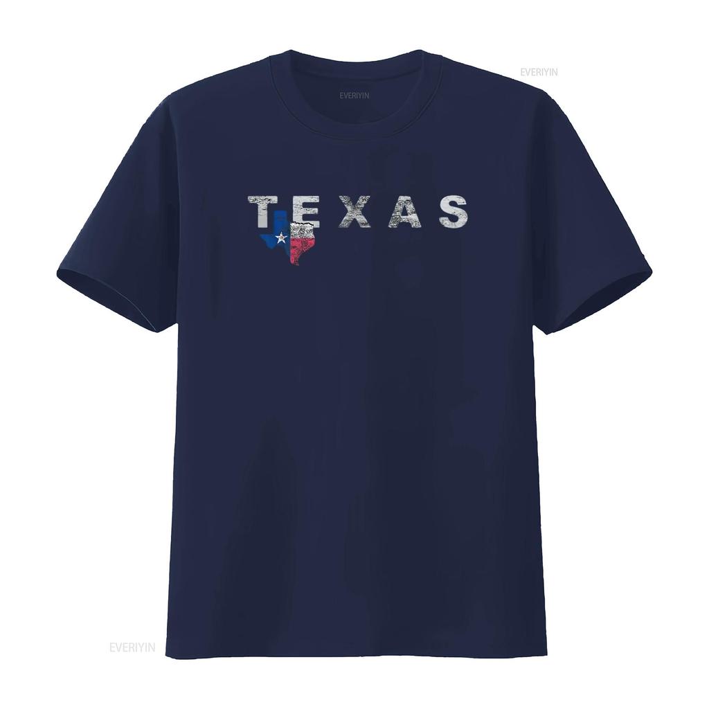 Texan s Texas T Shirt For Tx Black Medium vintage Washed Comfortable Versatile designer clothes Top For Everyday Wear Unisex
