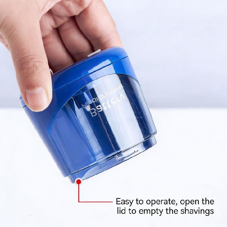 Portable Electric Sharpener For 6.5mm-8mm Wood Pencil Soft/Hard Charcoals Battery Operated Sharpener for Offices Home