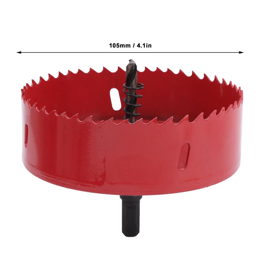 2 Sets BiMetal Hole Saw Cutter Set for Aluminum Board PVC Iron Sheet Hole Open 120165mm(115mm )