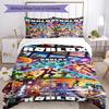 Set Biancheria da Letto Messi Copripiumino Traspirante con Federe Biancheria da Letto Decorativa per Camera da Letto Decorazione Casa Regalo di Compleanno