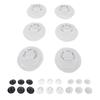 Stainless Steel D Ring Patch Kit PVC Paddle Board D Rings with Rope Hooks for Kayak Inflatable Boat 