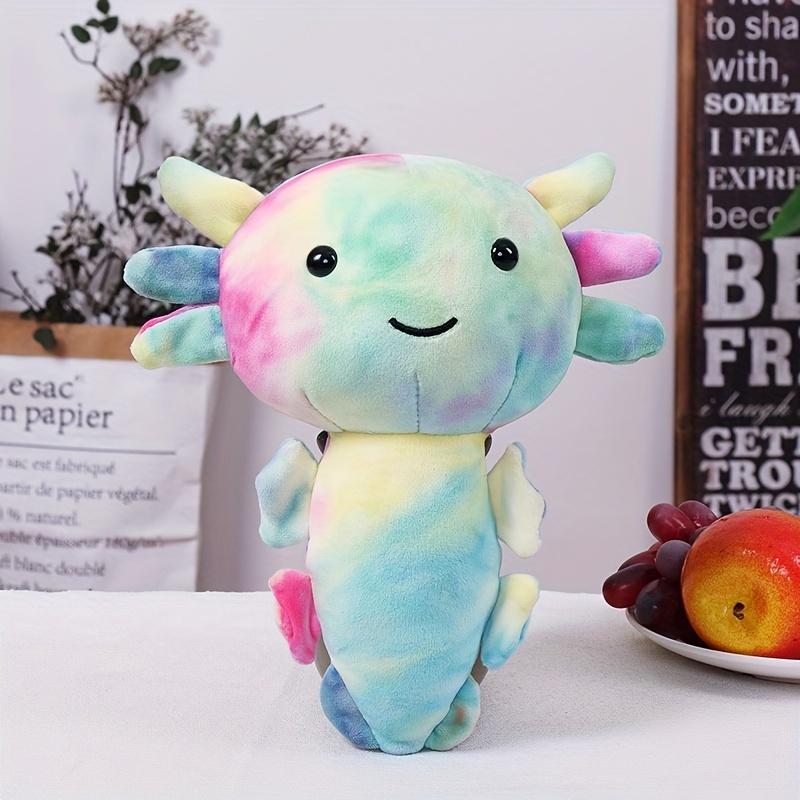 Cute Axolotl Plush Toy, Soft Stuffed Animal Salamander Plush Pillow, Kawaii Plush Toy for Kids