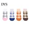 Non-slip Cotton Paw Grips 4Pcs Plaid Dog Socks, Anti-Slip Pet Covers with Adjustable Socks to Prevent Scratching Straps, Breathable Ribbed Protectors