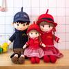 Cute Doll Couple Boy Girl Ragdoll Princess Doll Wedding Press Soothing Doll