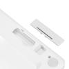 Wireless Keyboard 2.4G 78 Keys Ergonomic Design Portable Slim Power Saving Round Keycaps USB Keyboard