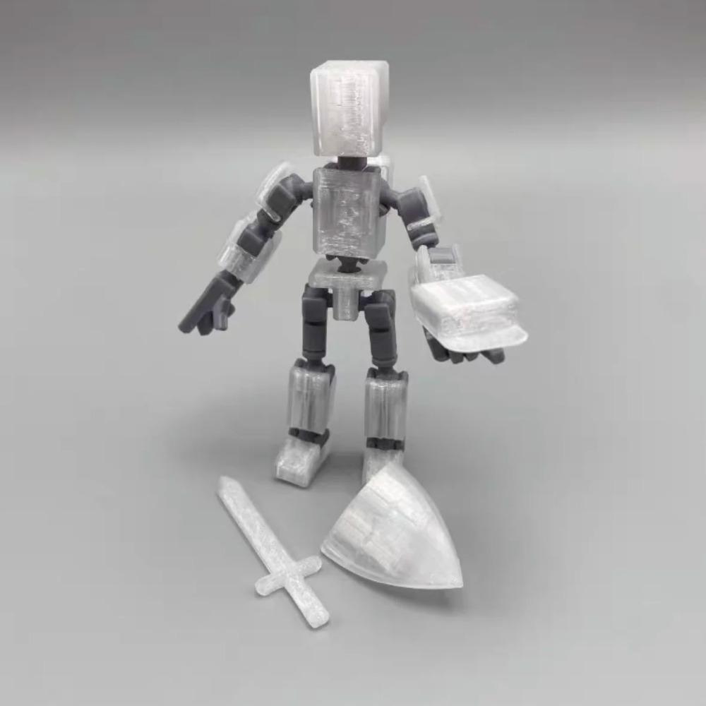 Multi-Jointed Movable Shapeshift Robot Lucky 13 Figure Toys 3D Printed Mannequin Dummy Figure Kids Adults Parent-children Game