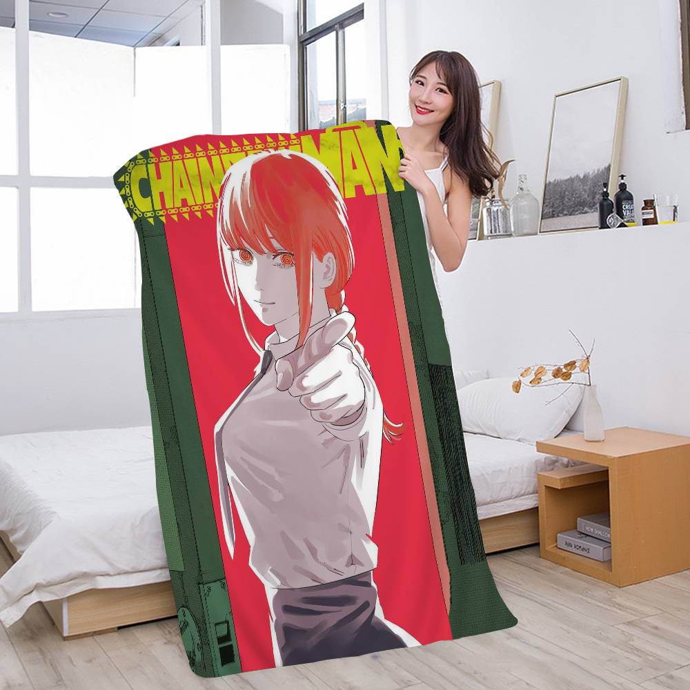 

Anime Chainsaw Man Anime Beach Swimming Towel Soft Absorbent Washcloth Children s Gifts For Kids Travel Camping Gym W40*H60(CM)