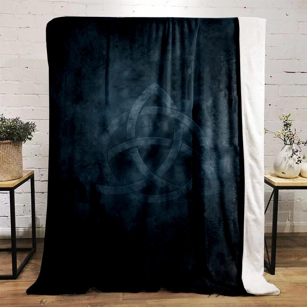 Celtic Knot Design printed Flannel blanket for bedroom, living room, sofa, and nap