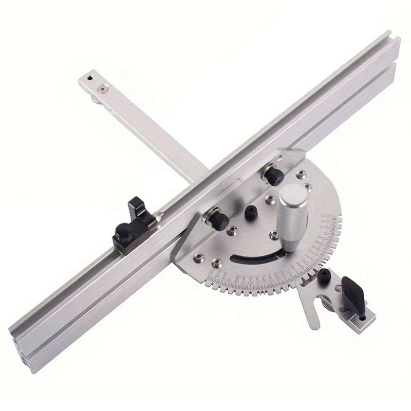 

Woodworking Aluminum Push Ruler Adjustable Angle Disc Slide Bandsaw Push Handle Inverted Trim DIY Auxiliary Tool 410Mm