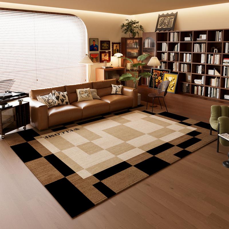 Dywan do salonu w stylu vintage, duży obszar, odporny na zabrudzenia, do sypialni, odporny na zużycie, dywanik nocny
