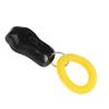 Adjustable 3 Gears Pet Dog Training Clicker Paw Shaped with Wrist Strap for Cats(Black)