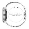 For Huawei Watch GT 2 46mm Replacement Strap H-Type Butterfly Clasp Stainless Steel Watch Band Silver