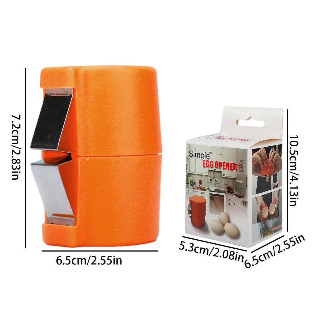 

Яйцерезка, нож для скорлупы, венчик для взбивания яиц, сепаратор, фильтр, открывалка для яиц, портативная бытовая кухонная утварь для выпечки оранжевый