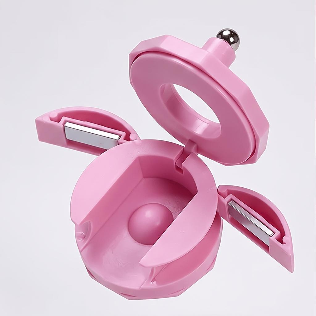 Rotary Automatic Cat Eye Nail Tool, Easy Operation, Beginner-Friendly Cat Eye Nail Artifact, One-Button Wide Light Full Light Cat Eye Nail Effect