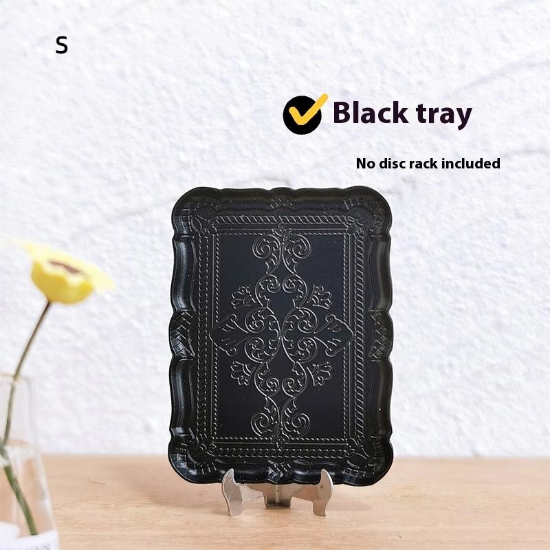 1Pcs Mini Dollhouse Relief Pattern Plate Food Dish Kitchen Tableware Simulation Accessory For Dolls House Decoration