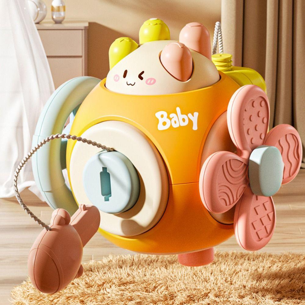 

Globefish детские ручные игрушки с мячом, многофункциональный Манхэттенский мячик для развития прорезывания зубов, игрушка для новорожденных