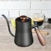  Drip Kettle Wooden Handle Pour Over Coffee Pot Tea Kettle 