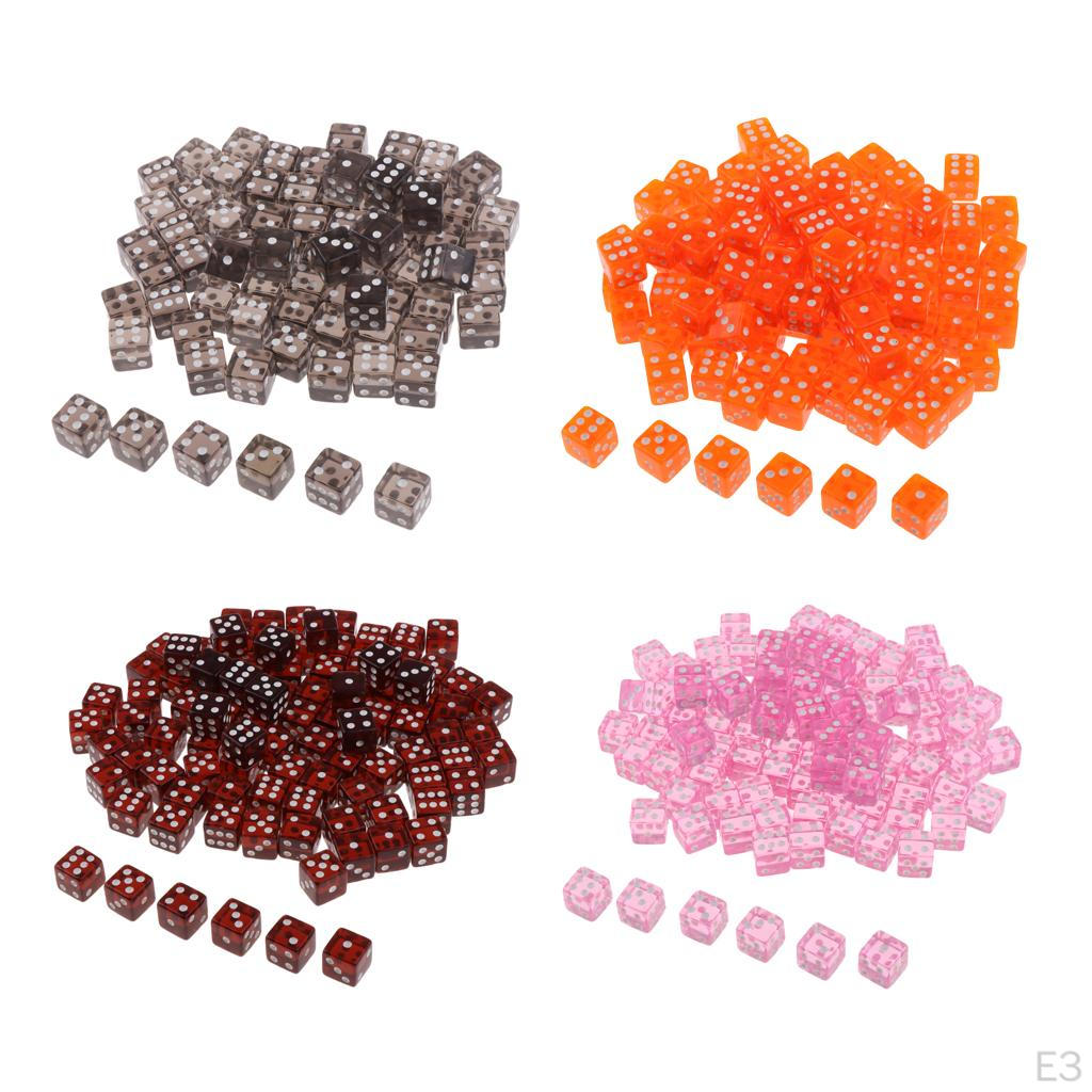 100 buc. Set D6 cu 6 fețe