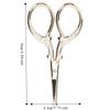 Lightweight Embroidery Scissors Stainless Steel Sewing Scissors Thread Scissors  For Sewing Crafts