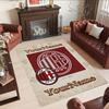 Ac Milan Customized Name Area Rug Design for Entryway Bedrooms Foyer Balcony Anti-slip Rug Decorate Offices Gift for Festivals