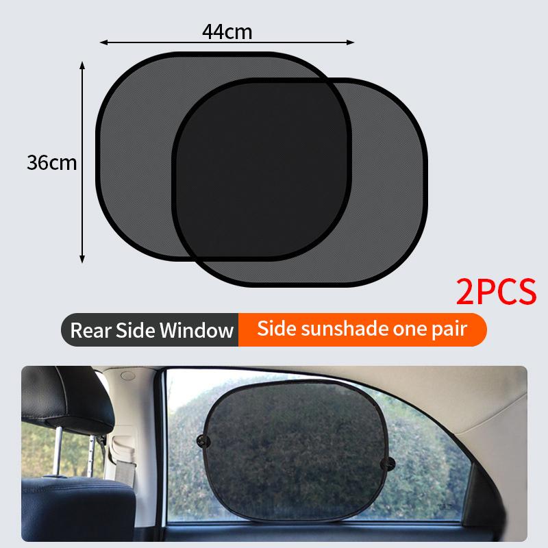 Universal Car Side Window Sunshade Car Sun Shade Sun Block Film Cloth Summer UV Visor Window Curtain Electrostatic Adsorption
