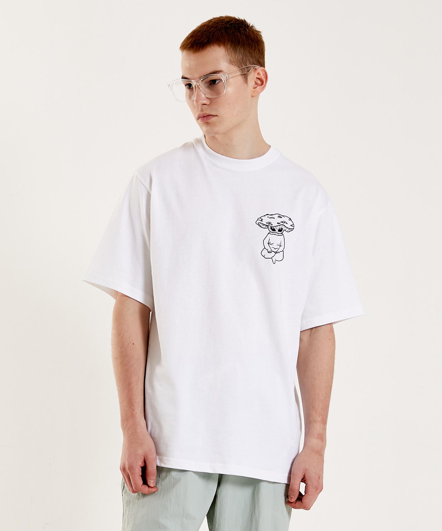 Детская футболка Shubto с грибами White/Free Size