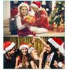 Christmas Santa Hat Xmas Long Plush Holiday Red Hat For Adults And Kids Unisex  Festive Party Supplies Gifts
