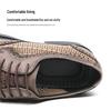 Men's Summer Mesh Leather Brogue Shoes: Casual, Business, British Style, Lace-Up, Wedding-Ready