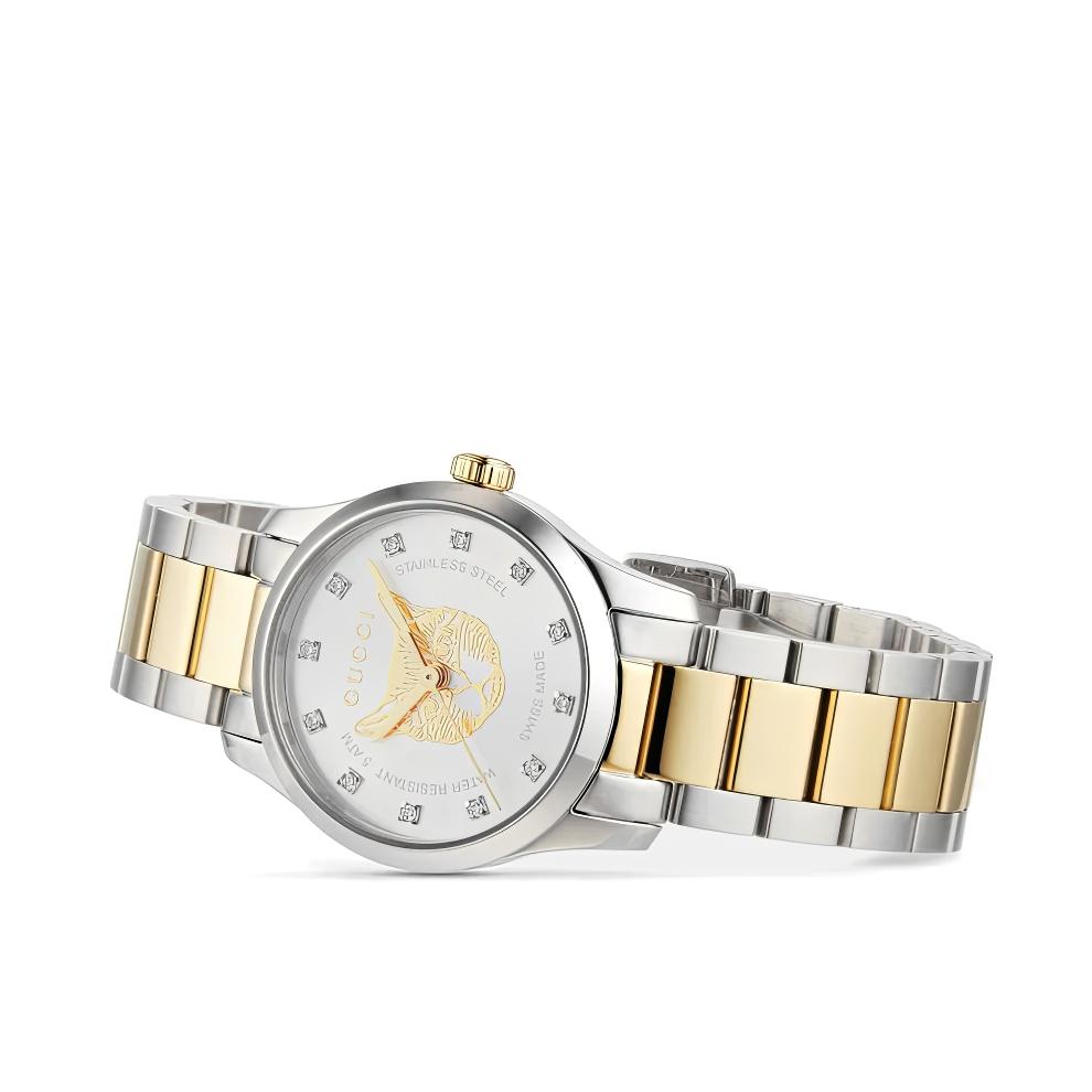 Gucci YA1265016 G-Timeless Two-Tone Ladies Watch