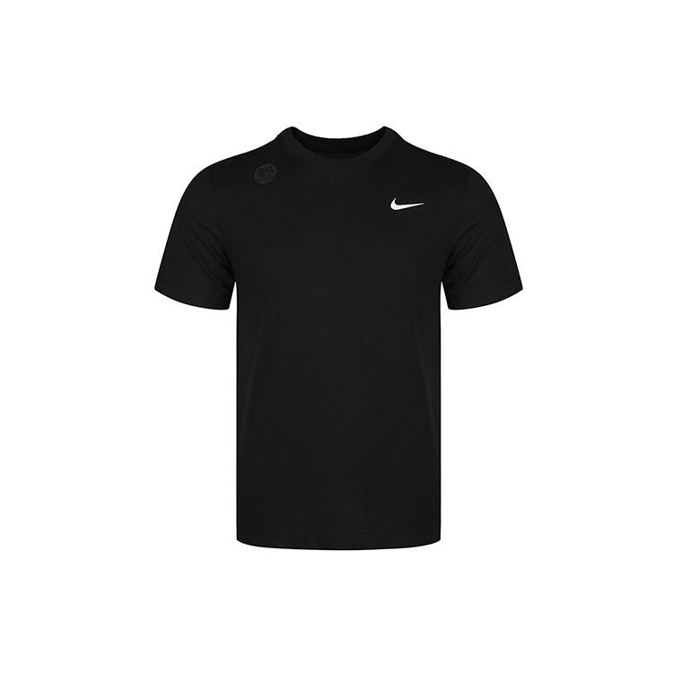 Nike Dri-FIT Crew Solid Round Neck Training Short Sleeve Black Men s AR6030-010 S