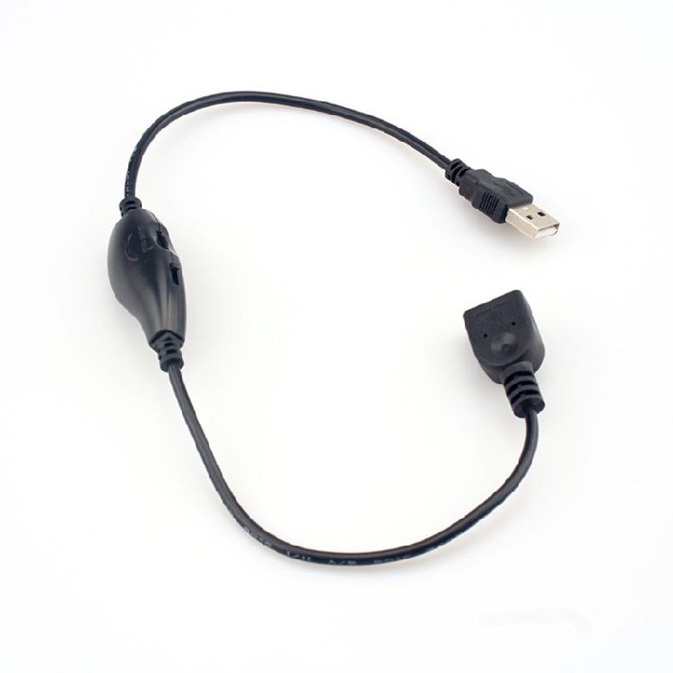 USB Extension Cable Inline On/Off Dimmer Switch for Driving Recorder, LED Lamp