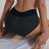Atmungsaktive physiologische Unterwäsche für Damen mit mittlerer Taille, Menstruationshygiene-Hosen