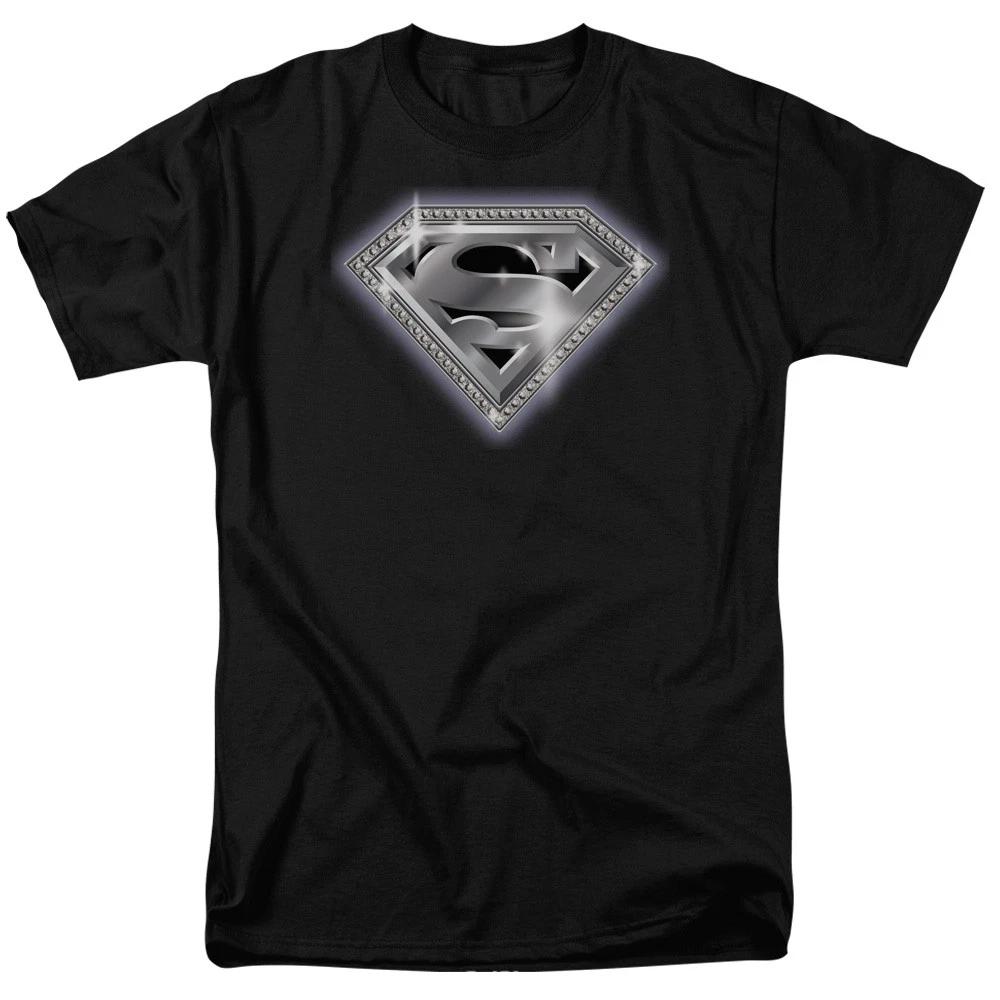 Superman Bling Shield Symbol DC Comics Licensed Children s T-shirt 140