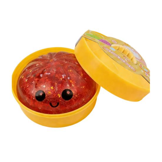 Steamed Bun Squeeze Toy Soft TPR Fidget Toys Sensory Stress Reliever Cute Slow-Rising