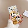 Cute Pet Cat Is Suitable for iPhone17ProMax Airbag Mobile Phone Case 16pro Apple 12/14 Couple Soft Case 15