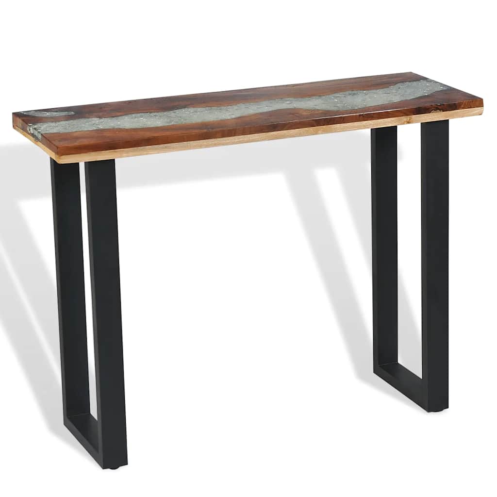Vidaxl Console Table, Teak Wood, 100 X 35 X 75 Cm