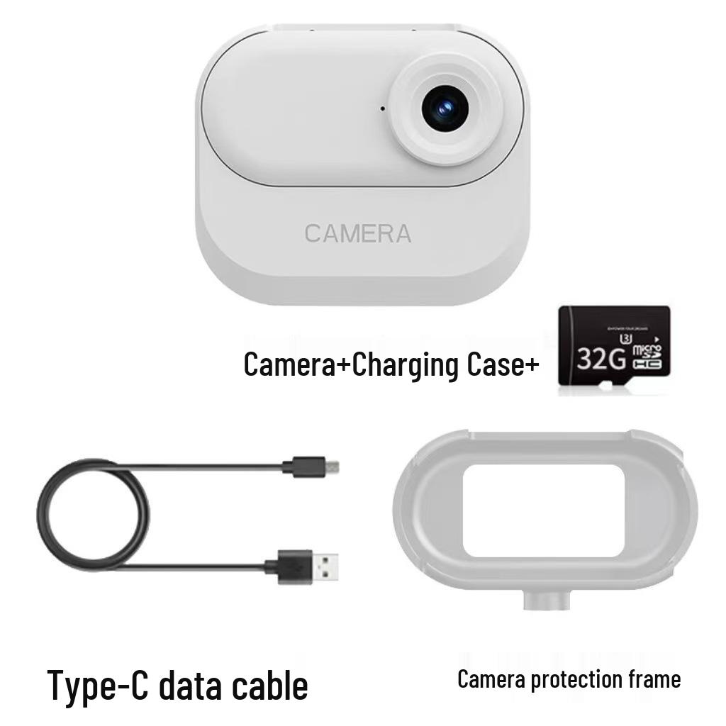 Portable Cross-Border Chest and Neck Action Camera for Vlogging, Student, and Pet Recording