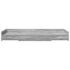 Bed Frame with Headboard Grey Sonoma 75 x 190 cm Engineered Wood