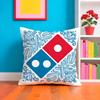 Ddominos Pizza Food Brand Pillow Case Pillow Case Plush Fabric Soft Double Sided Print Home Sofa High Quality Cushion