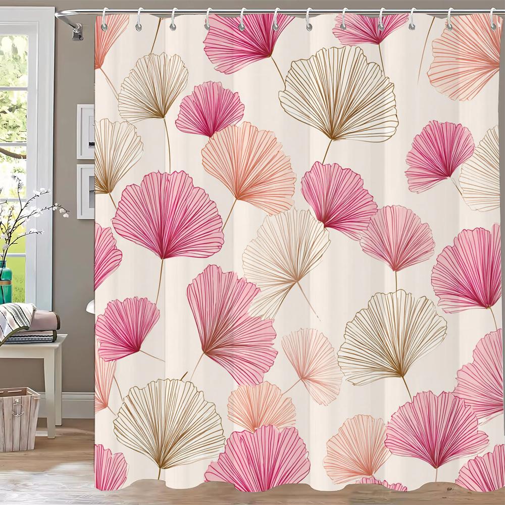 Modern Watercolor Flowers Bathroom Curtain Floral Shower Curtain Bohemian Home Bathroom Decor Polyester Shower Curtains