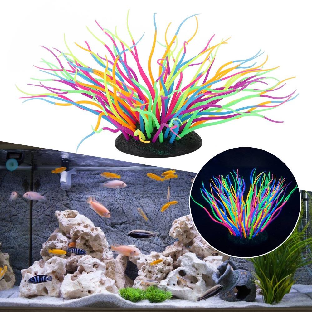 Silicone Silicone Anemone Coral Simulation Simulation Sea Anemone  Aquarium Decoration
