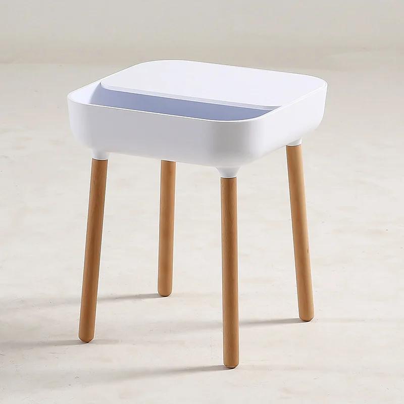 ins net red combination coffee table square small apartment Nordic household plastic living room round table short side table
